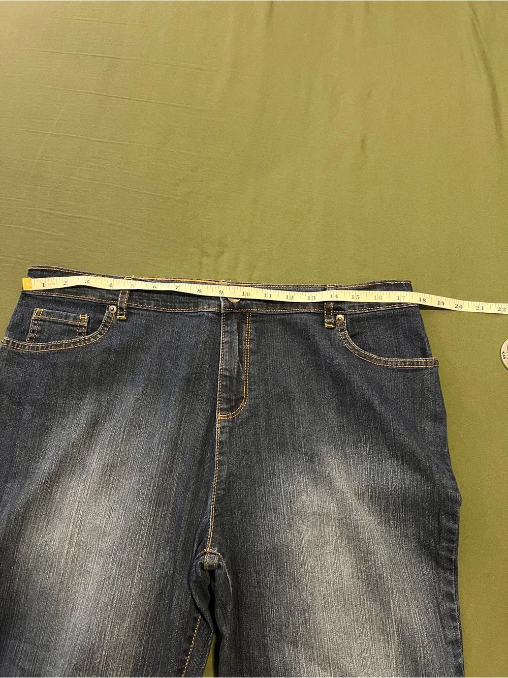 Dark Blue Faded Skinny Jeans Girl’s Size 20
